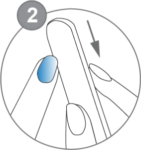 Lime l'excès de l'autocollant qui dépasse de ton ongle