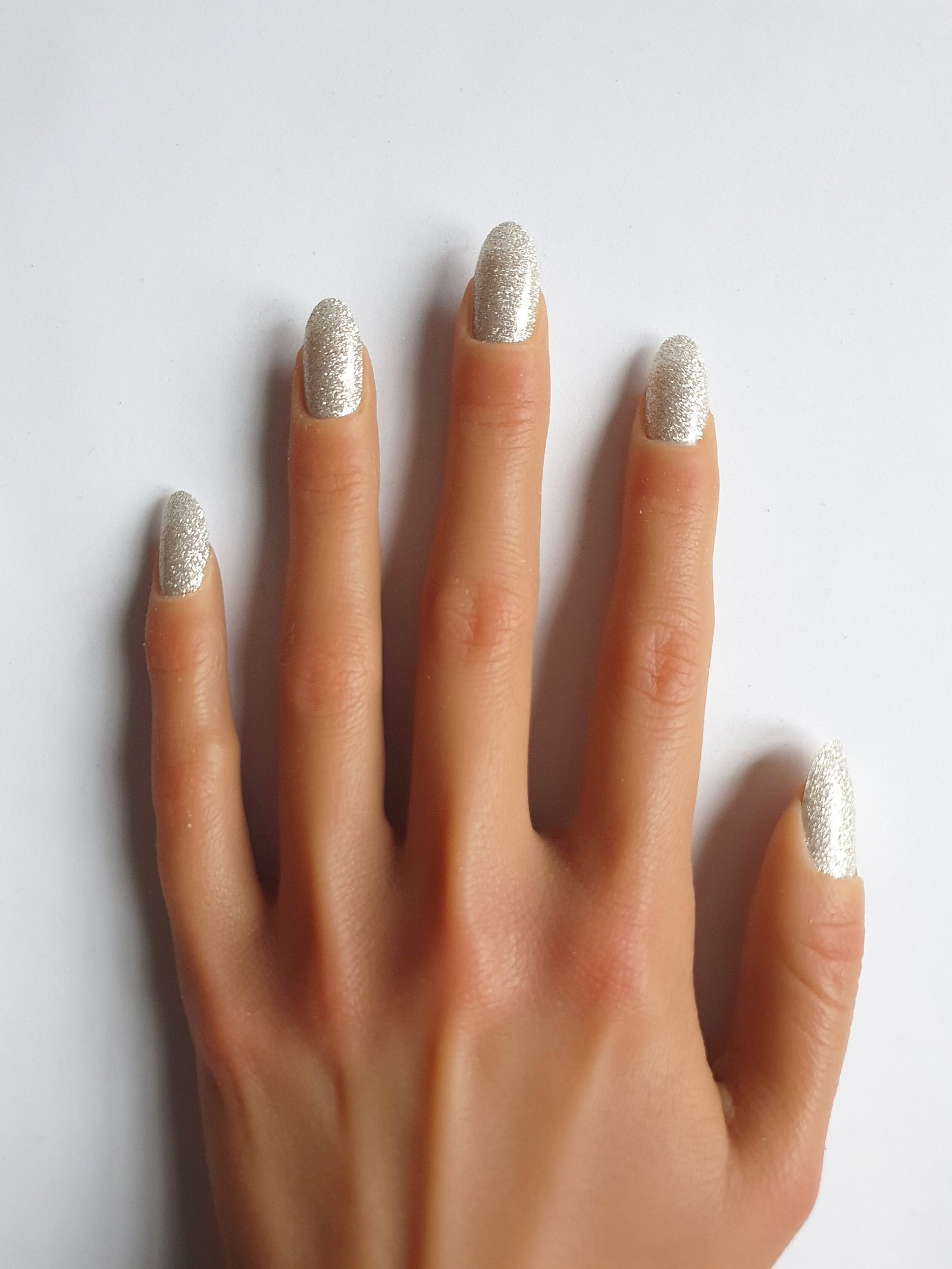 Nail Wraps - Silver Gleam